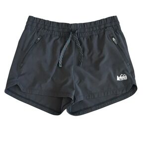 REI‎ Kids Active Pursuits Shorts Medium 10-12 Gray Running Gym Pockets UPF 50+